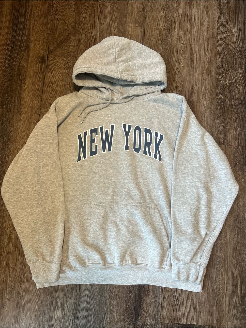 John Galt Grey New York Hoodie
